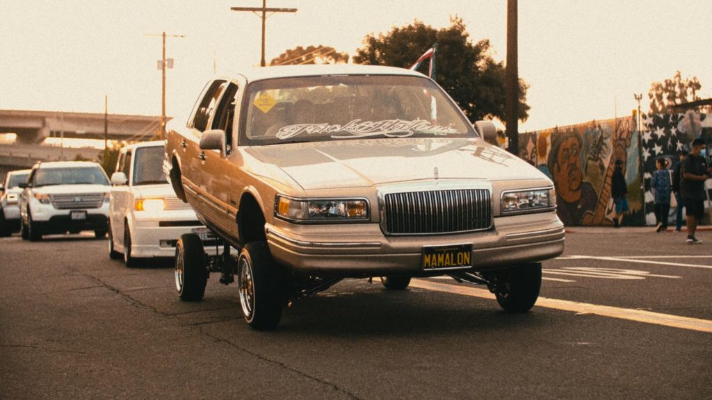 Lowrider documentary in Chicano Park San Diego